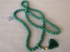 malachite mala beads