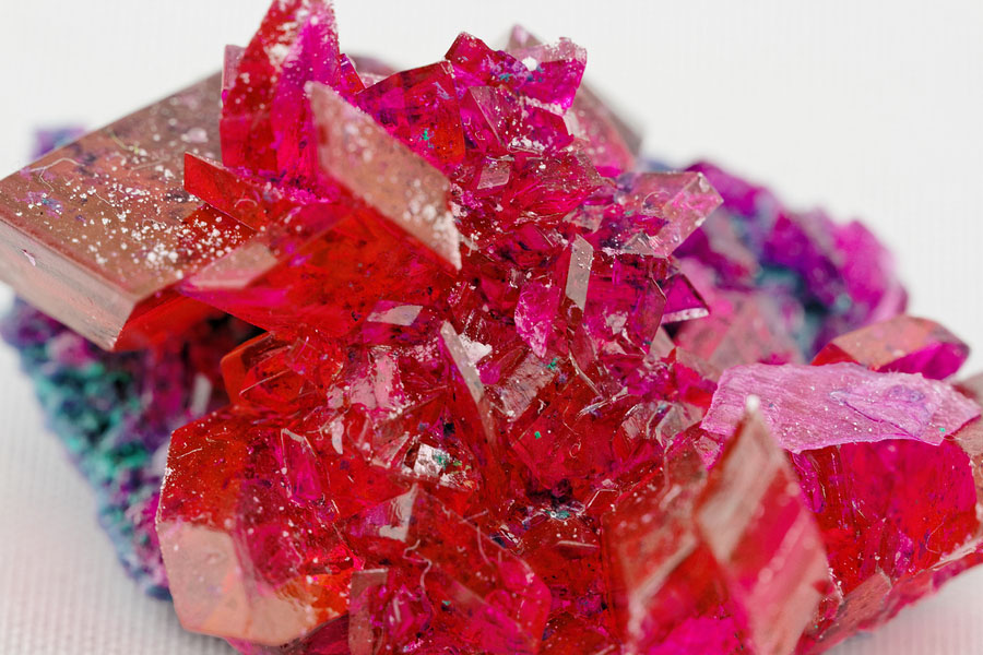 scarlet crystals